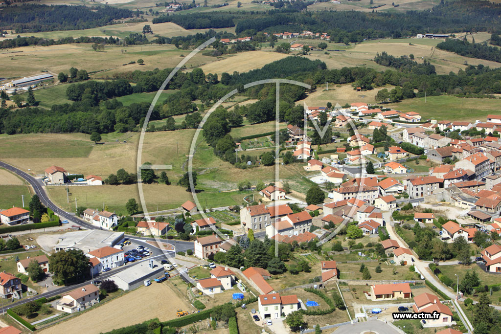 Photo arienne de Saint-Maurice-en-Gourgois