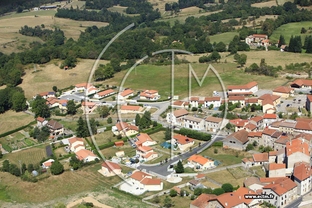 Photo arienne de Saint-Maurice-en-Gourgois