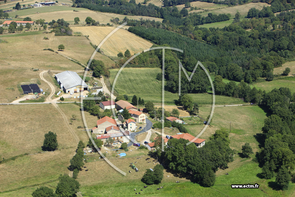 Photo arienne de Saint-Maurice-en-Gourgois (Chabanne)
