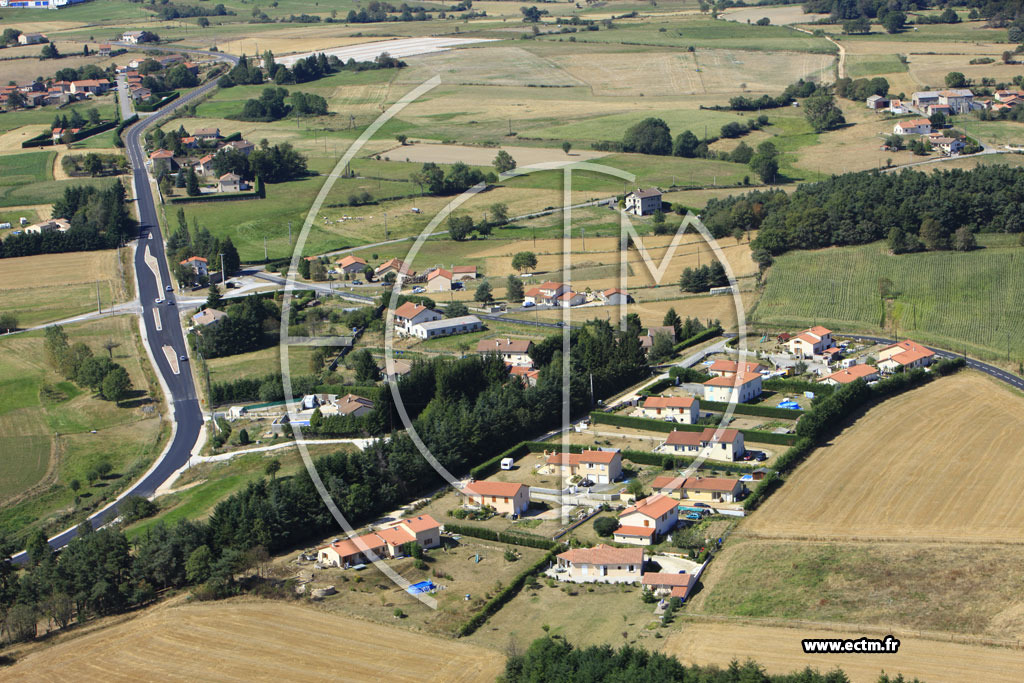 Photo arienne de Saint-Maurice-en-Gourgois (La Combe)