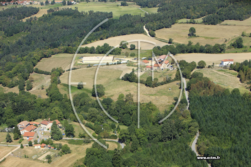 Photo arienne de Saint-Maurice-en-Gourgois (Le Fressonnet)