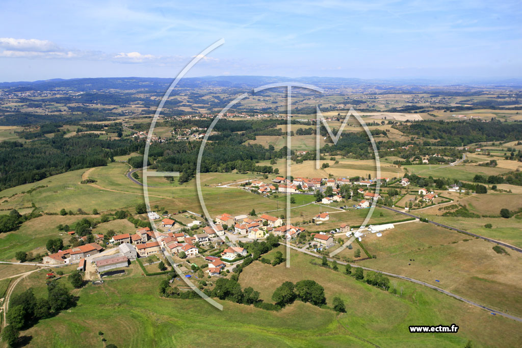 Photo arienne de Saint-Maurice-en-Gourgois (Pommerol)