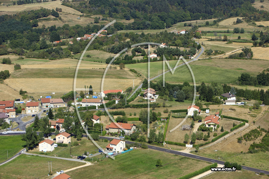 Photo arienne de Saint-Maurice-en-Gourgois (Pommerlet)