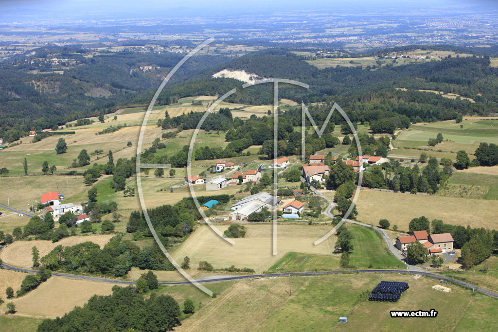 Photo arienne de Saint-Maurice-en-Gourgois (Prunerie)