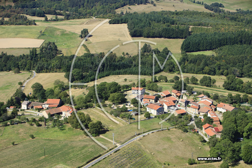 Photo arienne de Saint-Maurice-en-Gourgois (Sabonnaire)