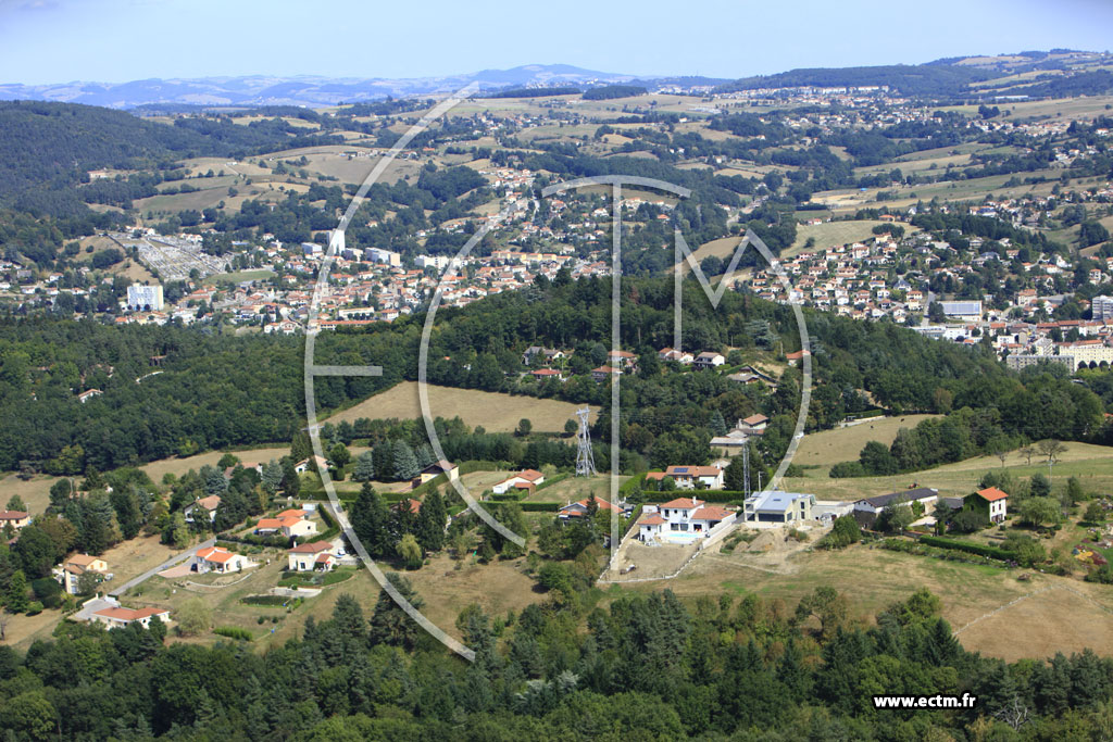 Photo arienne de Saint-Paul-en-Cornillon (La Croix du Poirier)