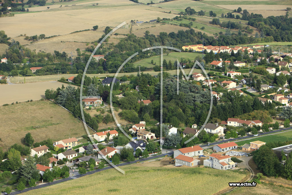 Photo arienne de Saint-Paul-en-Jarez