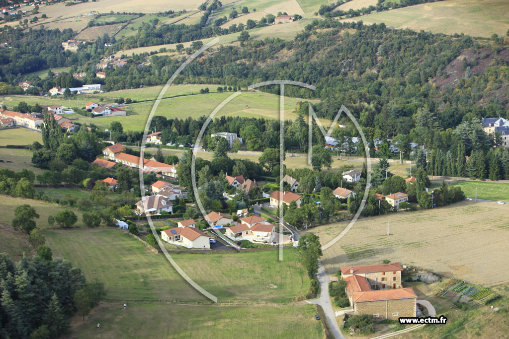 Photo arienne de Saint-Paul-en-Jarez