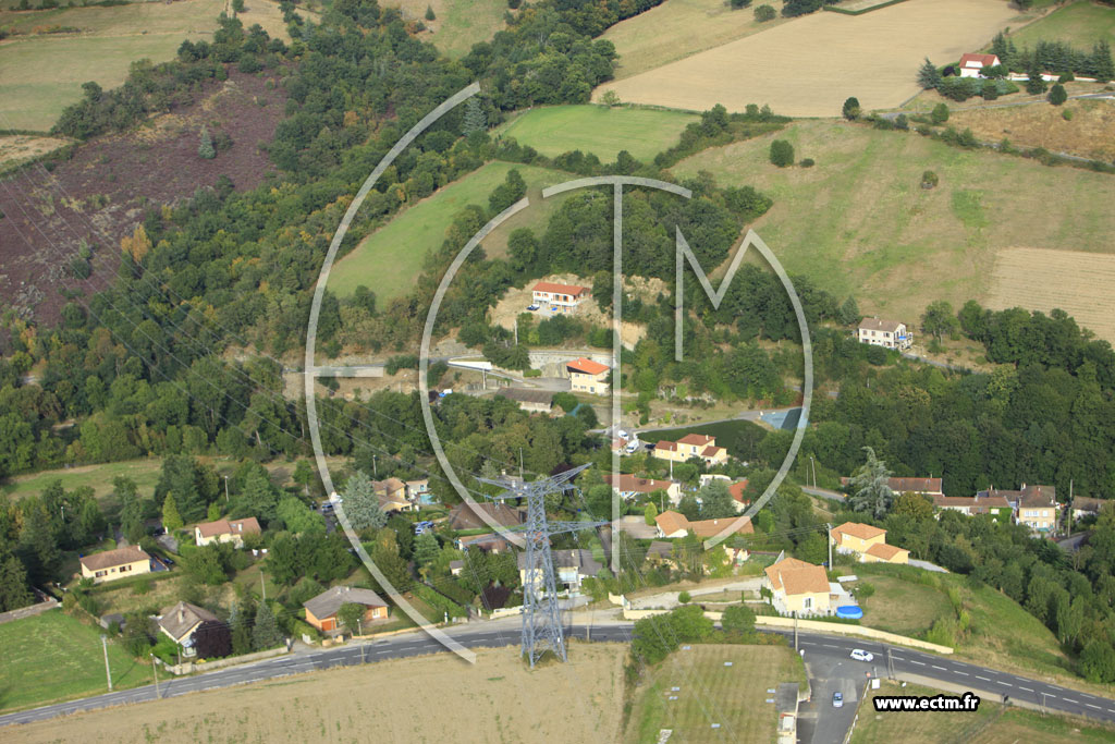 Photo arienne de Saint-Paul-en-Jarez