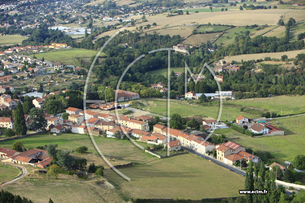 Photo arienne de Saint-Paul-en-Jarez