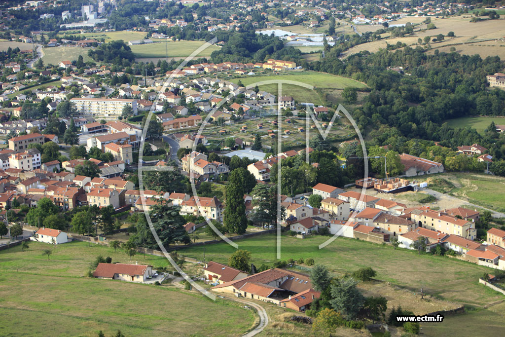 Photo arienne de Saint-Paul-en-Jarez