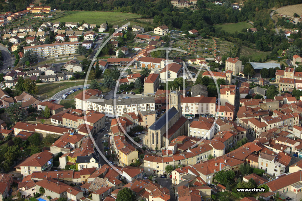 Photo arienne de Saint-Paul-en-Jarez