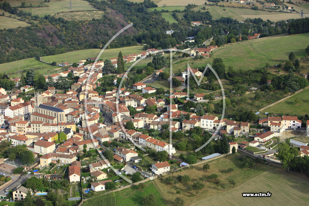 Photo arienne de Saint-Paul-en-Jarez