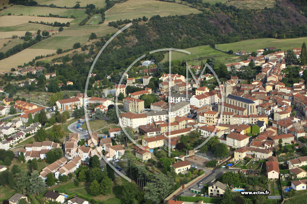 Photo arienne de Saint-Paul-en-Jarez