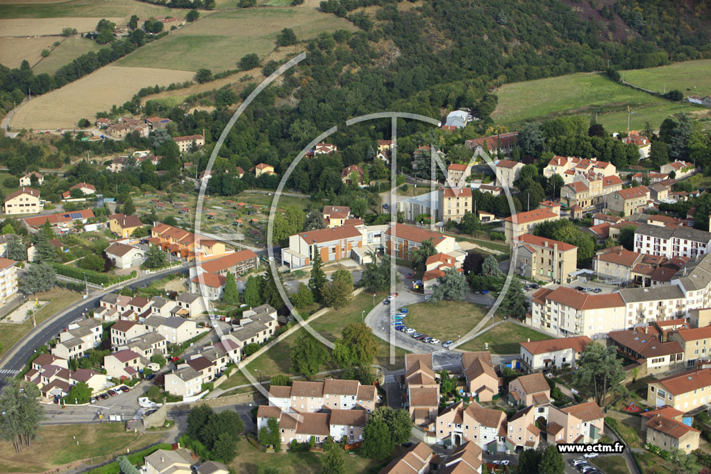 Photo arienne de Saint-Paul-en-Jarez