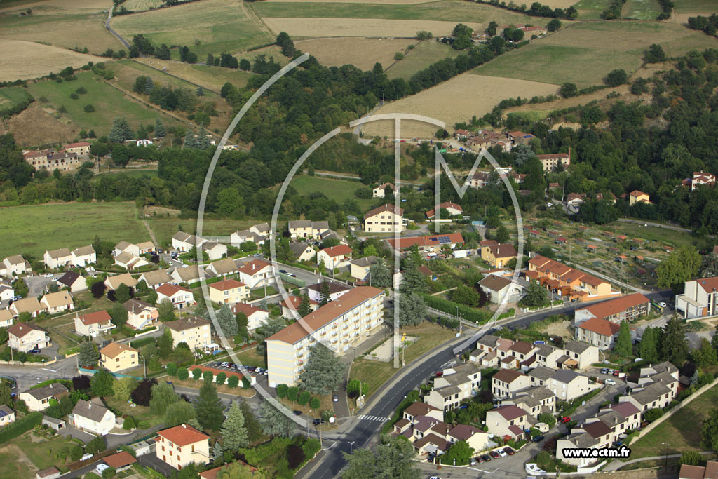 Photo arienne de Saint-Paul-en-Jarez