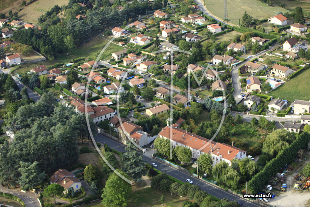 Photo arienne de Saint-Paul-en-Jarez