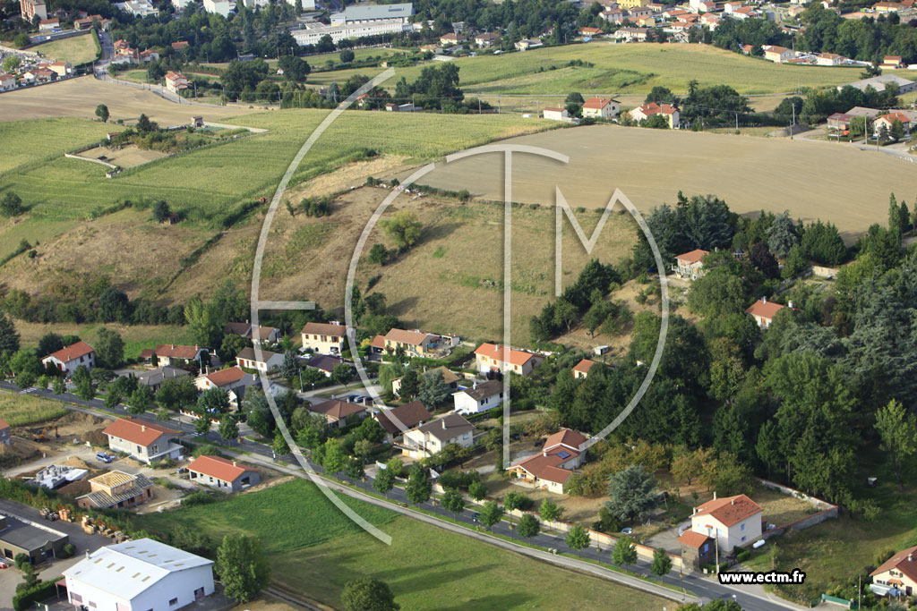 Photo arienne de Saint-Paul-en-Jarez