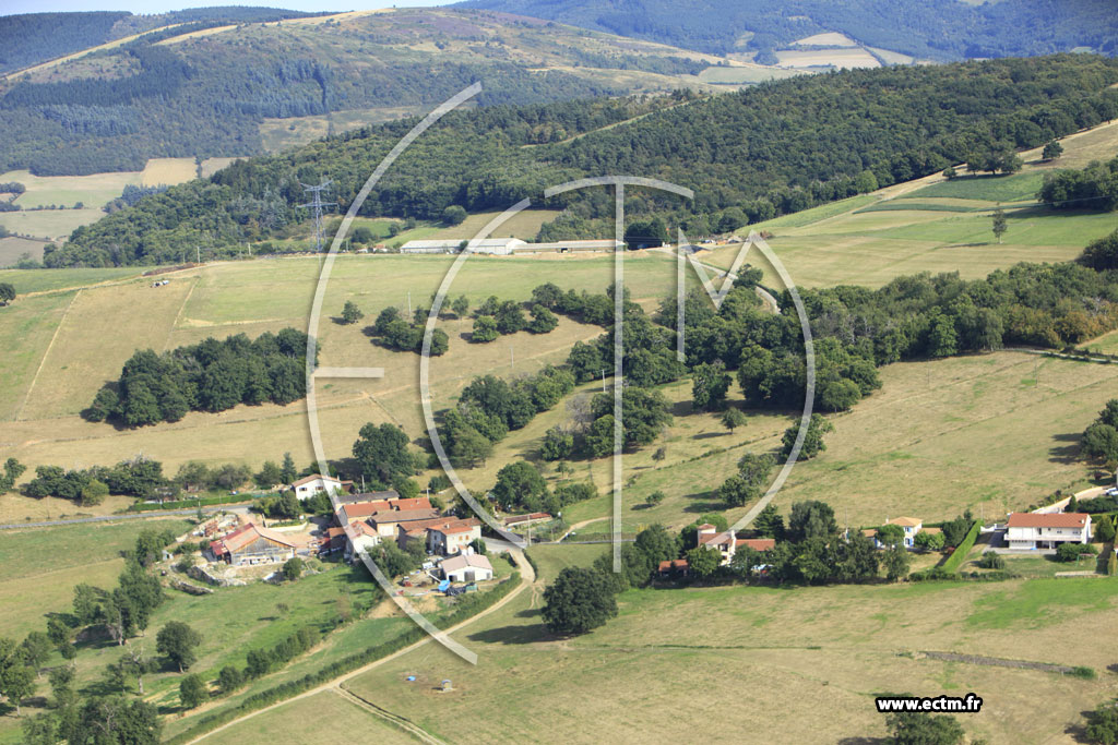Photo arienne de Saint-Paul-en-Jarez (La Barollire)