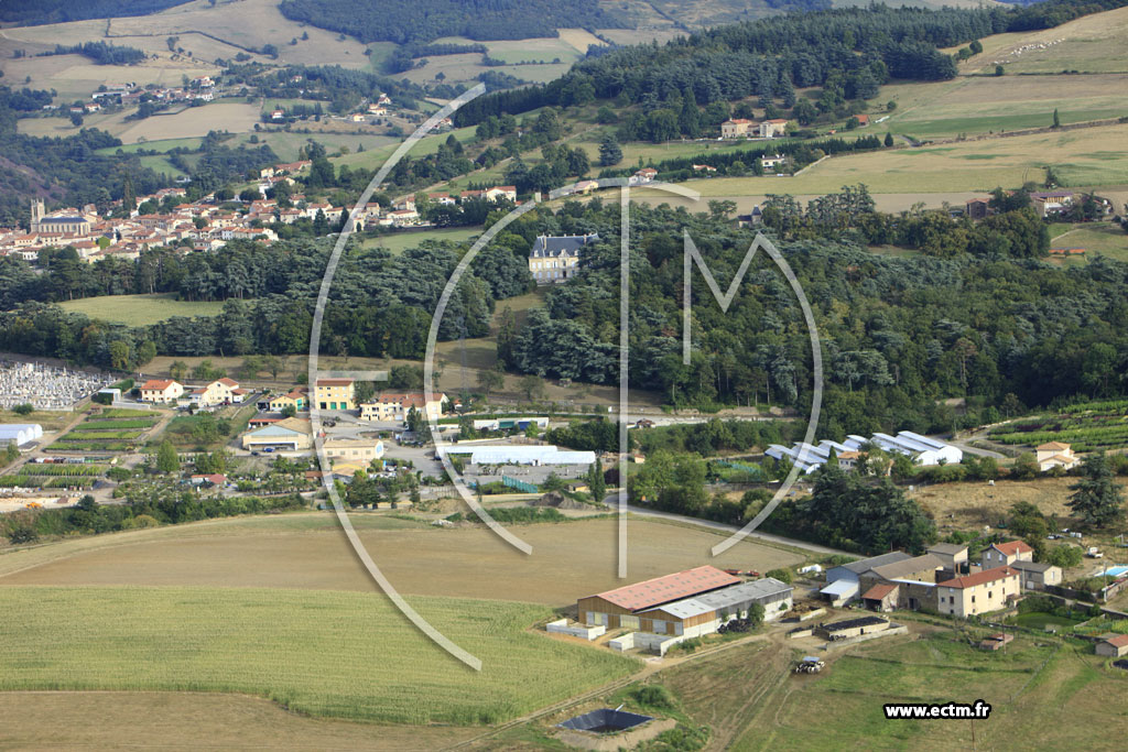 Photo arienne de Saint-Paul-en-Jarez (Richor)
