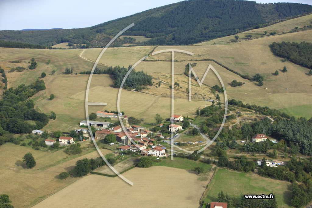 Photo arienne de Saint-Paul-en-Jarez (Vergelas)