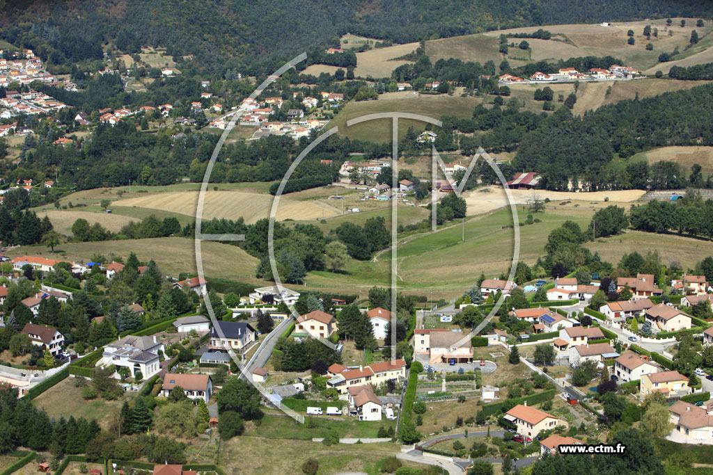 Photo arienne de Unieux (Le Raboin)