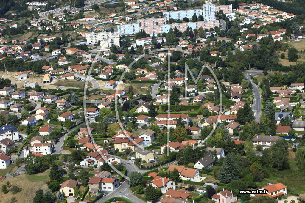 Photo arienne de Unieux (Le Raboin)