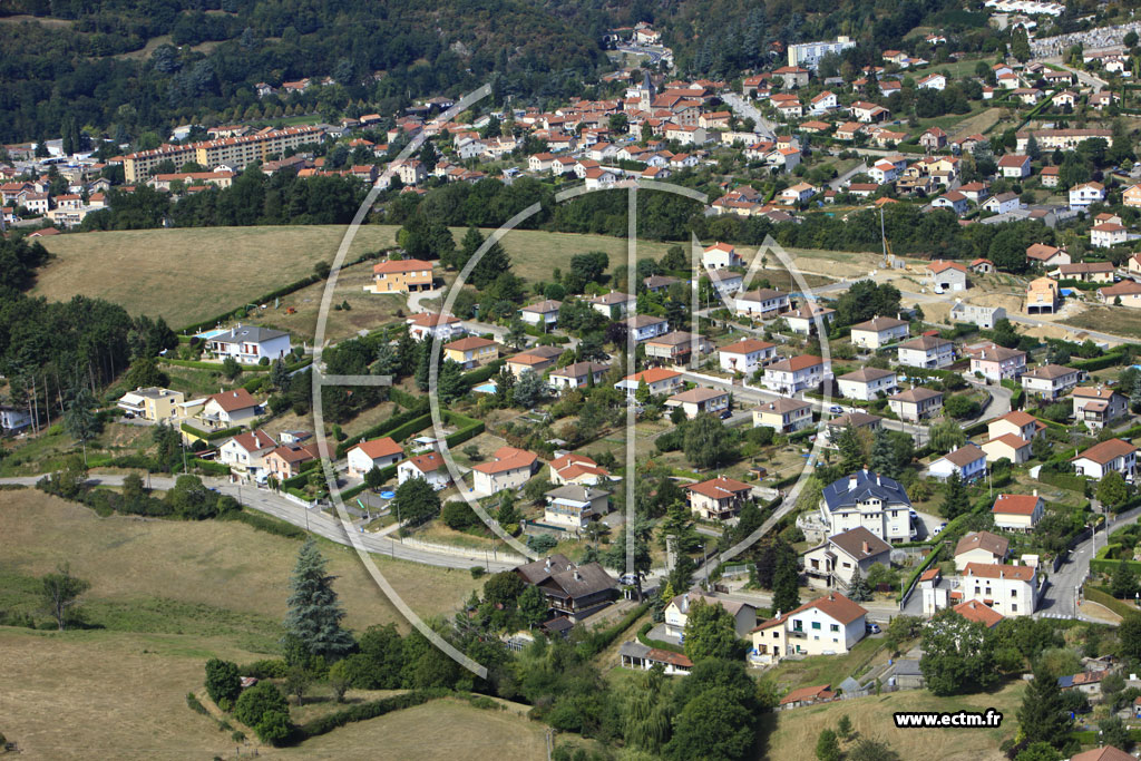 Photo arienne de Unieux (Le Raboin)