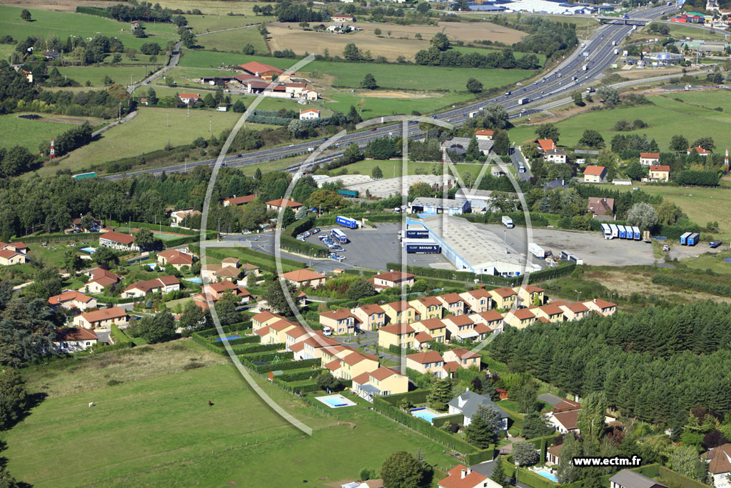 Photo arienne de La Fouillouse (Lotissement Le Domaine de la Tour)