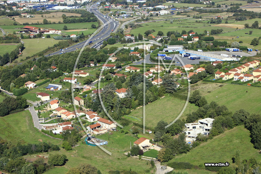 Photo arienne de La Fouillouse (Lotissement Les Villas Florentines)