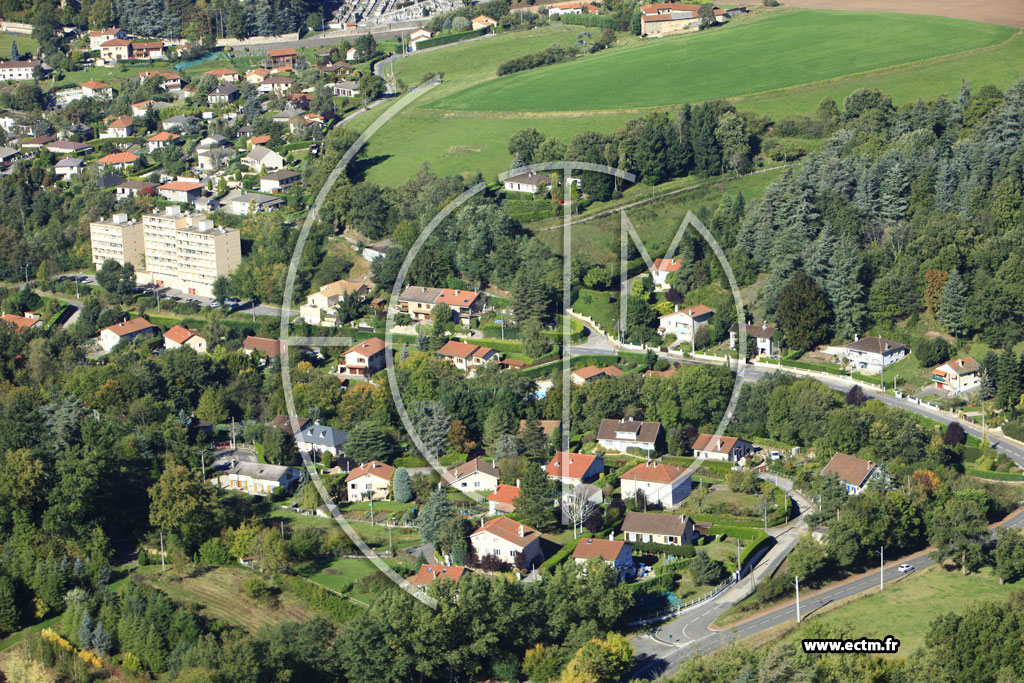 Photo arienne de La Fouillouse (Route de Saint-Hand)