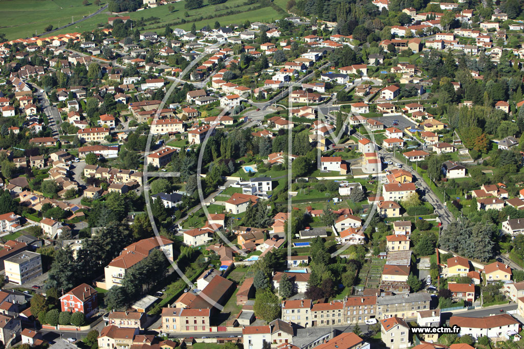 Photo arienne de La Talaudire (Rue de la Rpublique)
