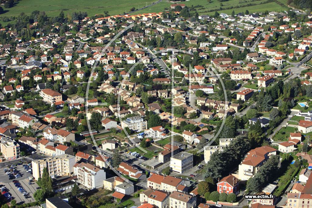 Photo arienne de La Talaudire (Rue de la Rpublique)