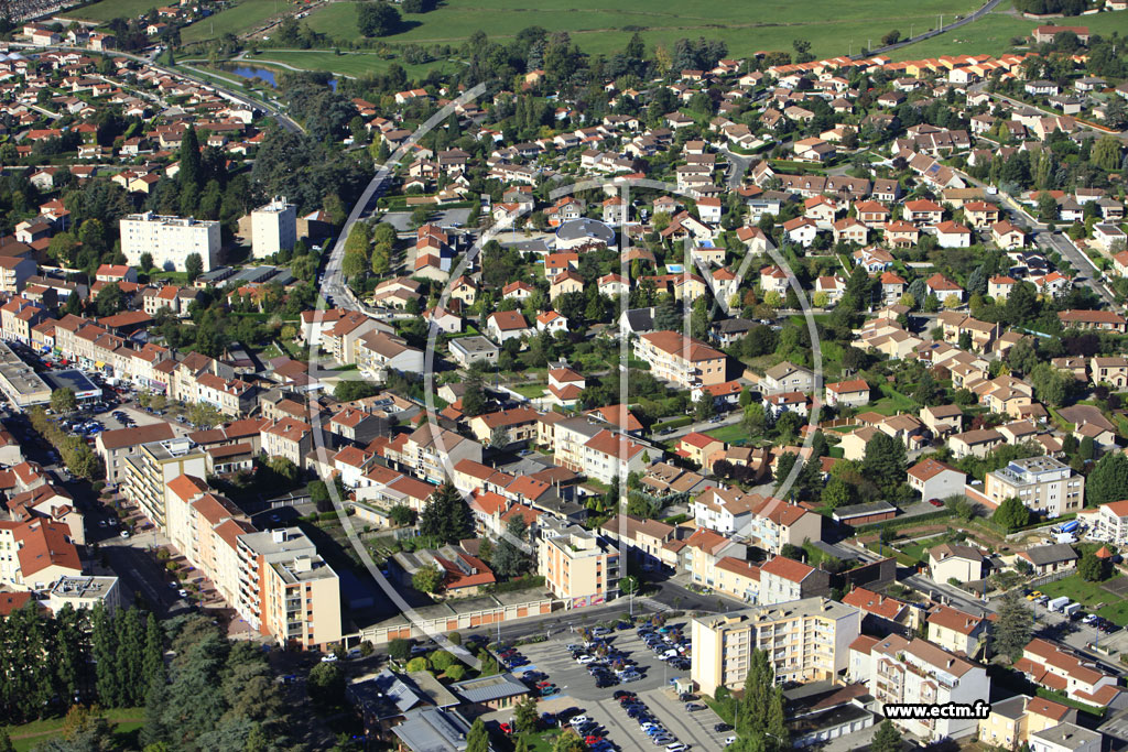 Photo arienne de La Talaudire (Rue de la Rpublique)