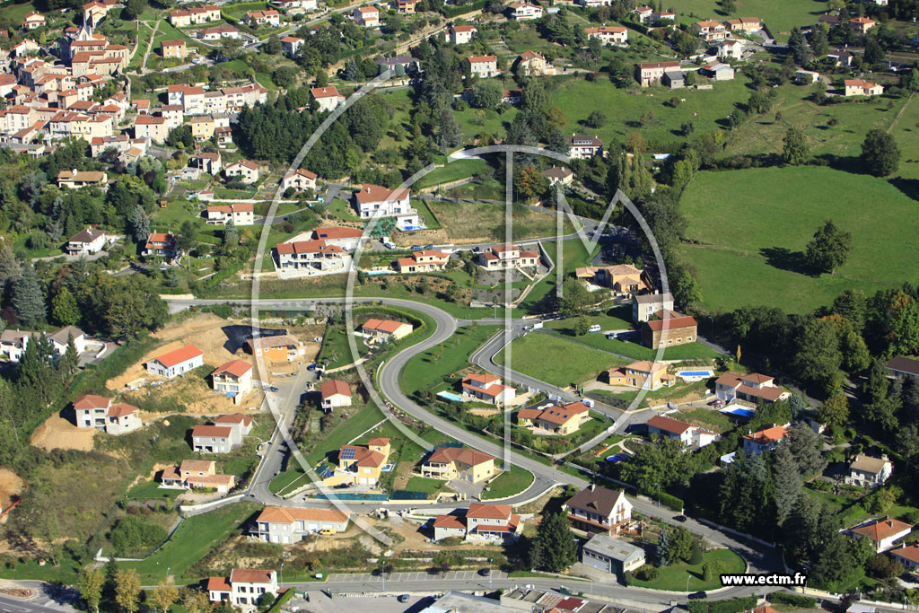Photo arienne de La Tour-en-Jarez