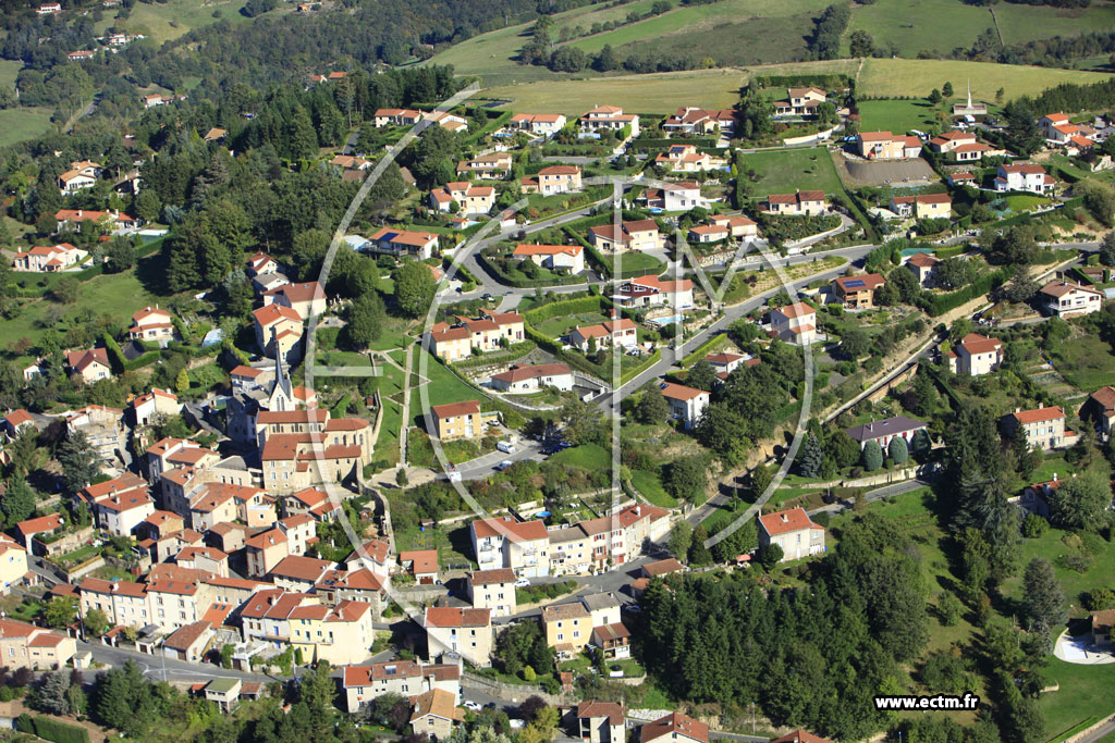 Photo arienne de La Tour-en-Jarez