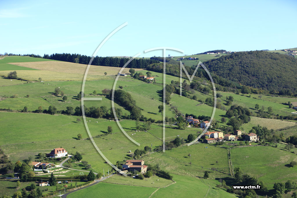 Photo arienne de Saint-Christo-en-Jarez (La Cte Couzon)