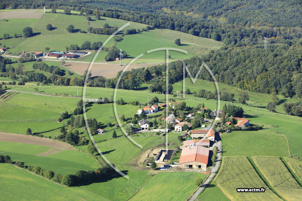Photo arienne de Saint-Hand (Villemagne)