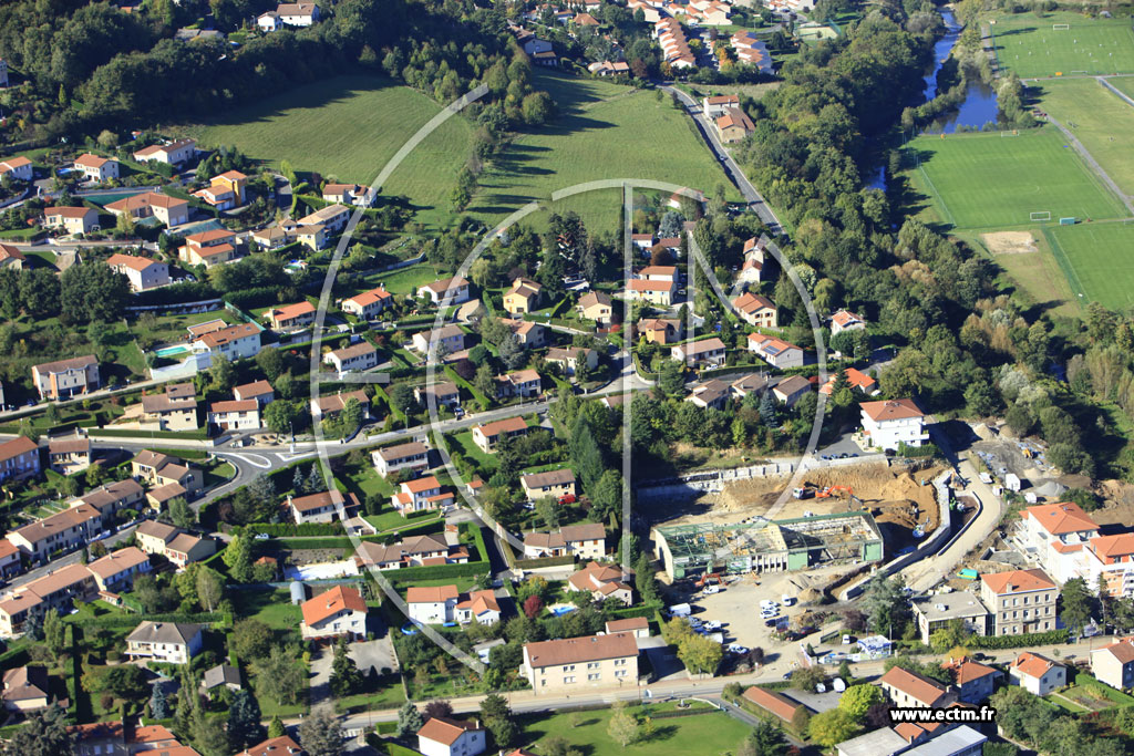 Photo arienne de Saint-Priest-en-Jarez