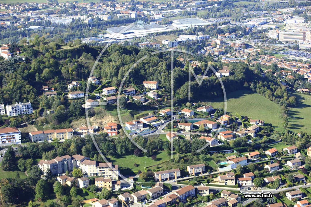 Photo arienne de Saint-Priest-en-Jarez