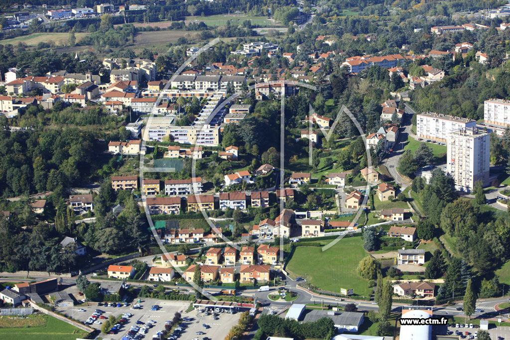 Photo arienne de Saint-Priest-en-Jarez