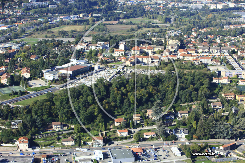 Photo arienne de Saint-Priest-en-Jarez