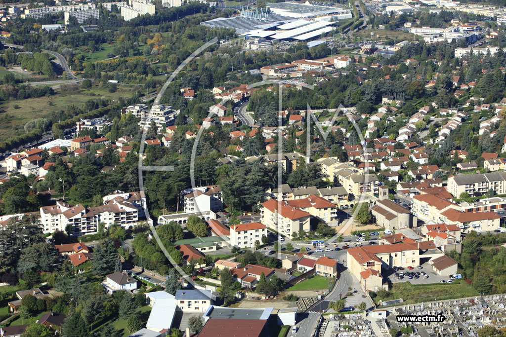 Photo arienne de Saint-Priest-en-Jarez