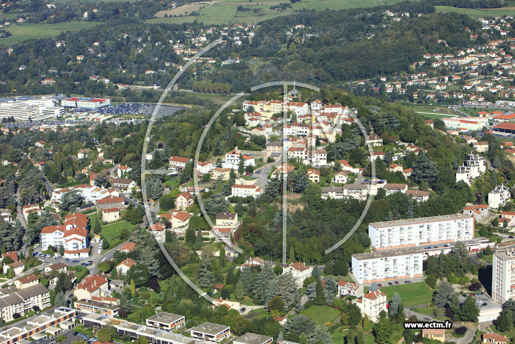 Photo arienne de Saint-Priest-en-Jarez