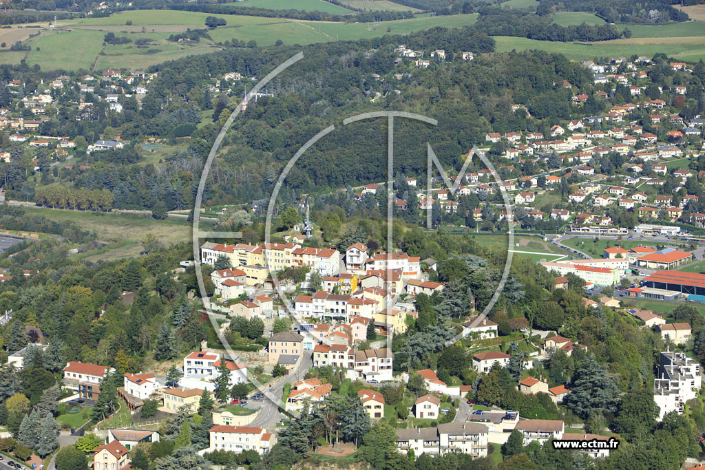 Photo arienne de Saint-Priest-en-Jarez