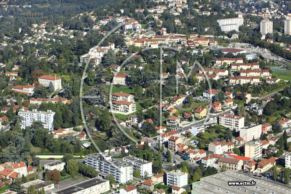 Photo arienne de Saint-Priest-en-Jarez