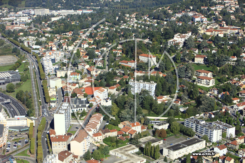 Photo arienne de Saint-Priest-en-Jarez