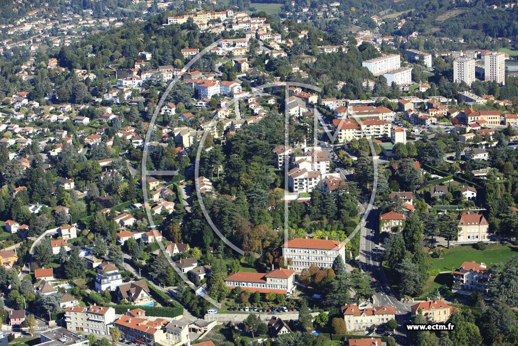 Photo arienne de Saint-Priest-en-Jarez