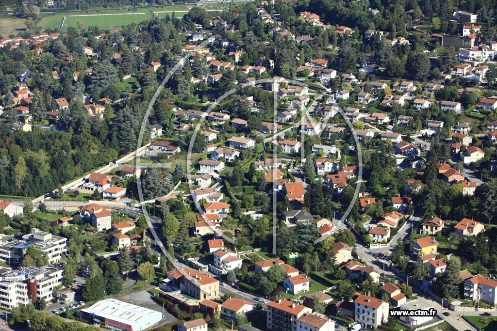 Photo arienne de Saint-Priest-en-Jarez