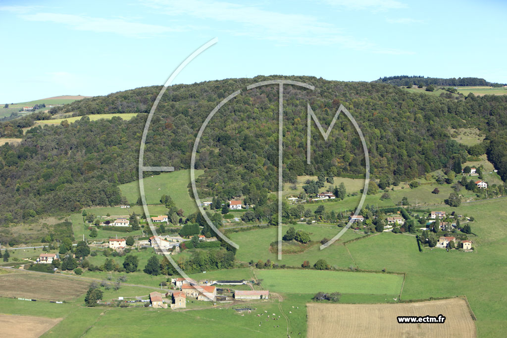 Photo arienne de Sorbiers (La Fougre)